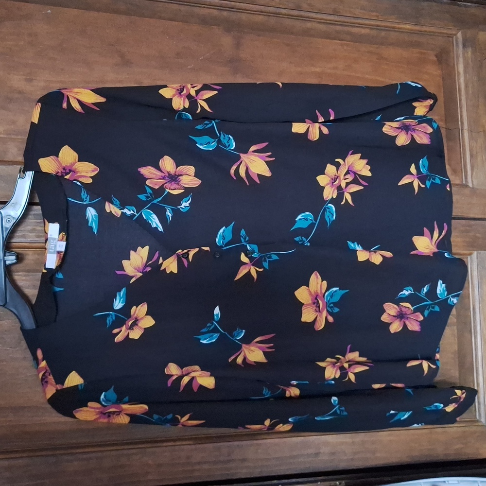 TAG floral long sleeves blouse
